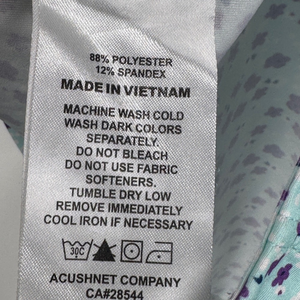 Windermere FootJoy Performance Golf Polo Shirt Men Large Floral All Over Print - Picture 10 of 11